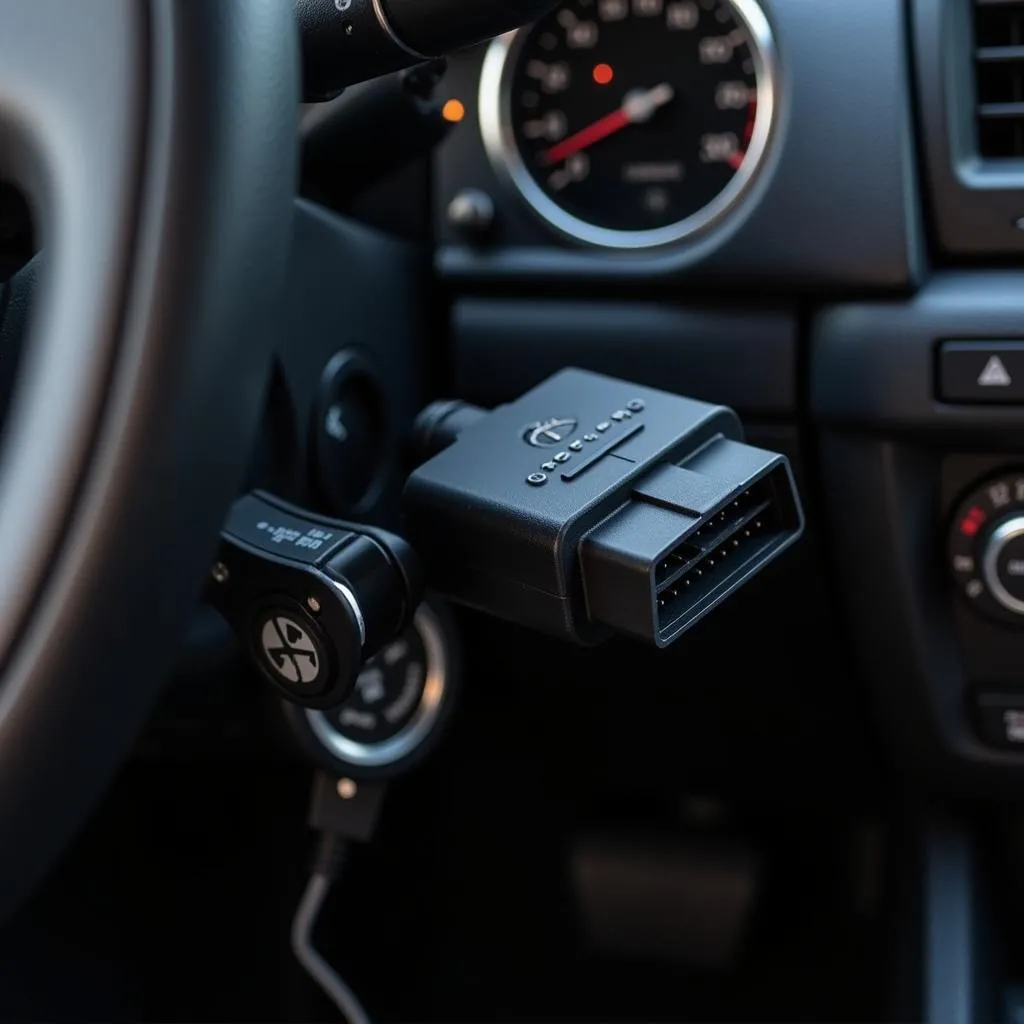 Ring OBD connecté à une voiture