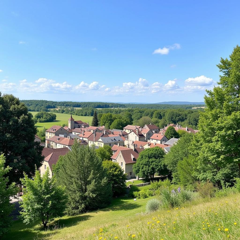 Vue panoramique sur Saint Laurent des Autels