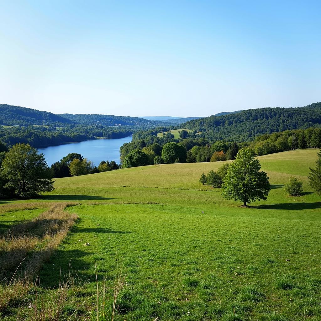 Paysage pittoresque de Saint-Laurent-des-Autels