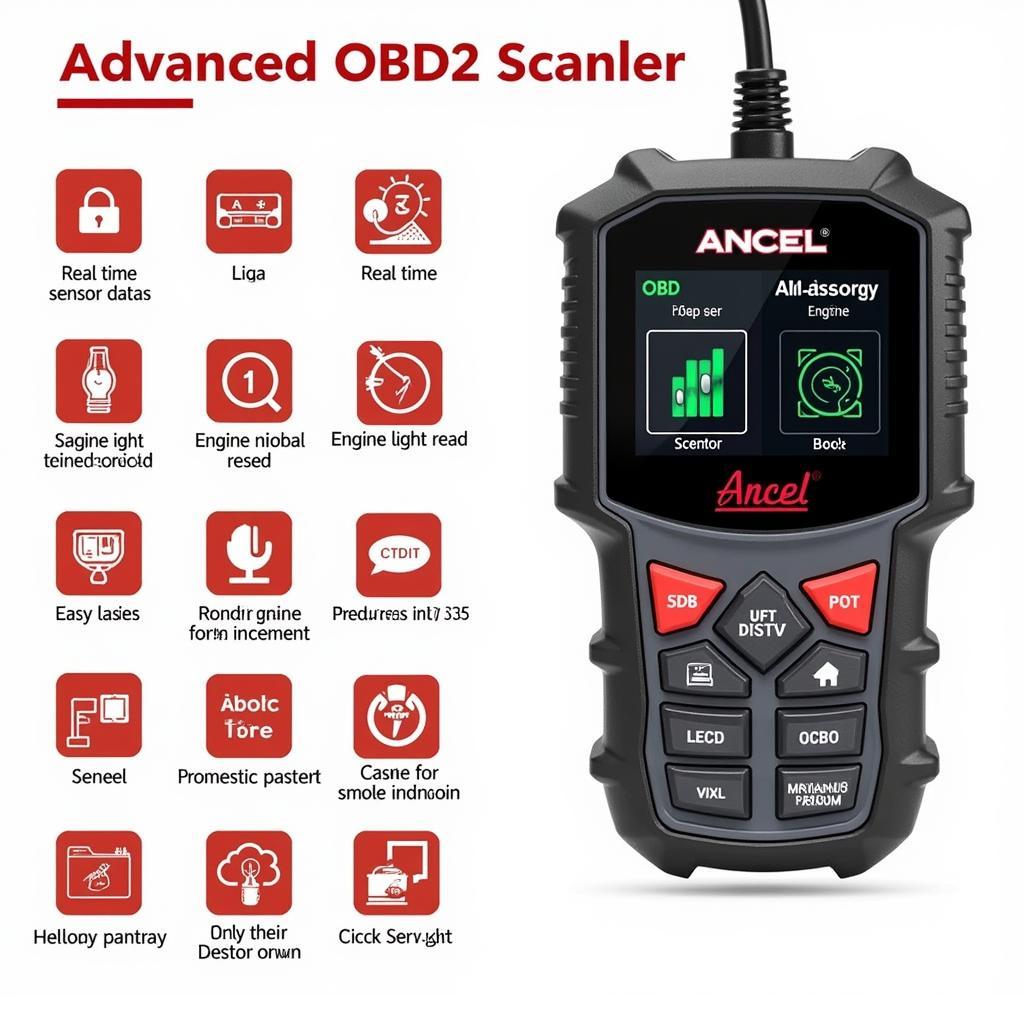 Scanner OBD2 ANCEL