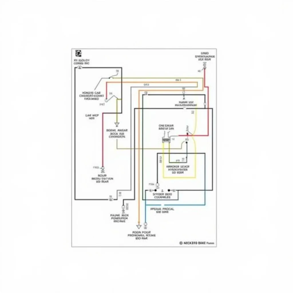 Schéma de câblage autoradio Ford Explorer 96 - Vue d'ensemble