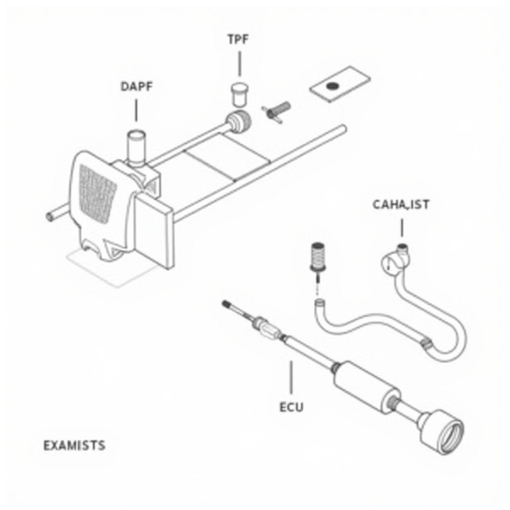 Schéma du système DPF pour le UD 2600 de 2011