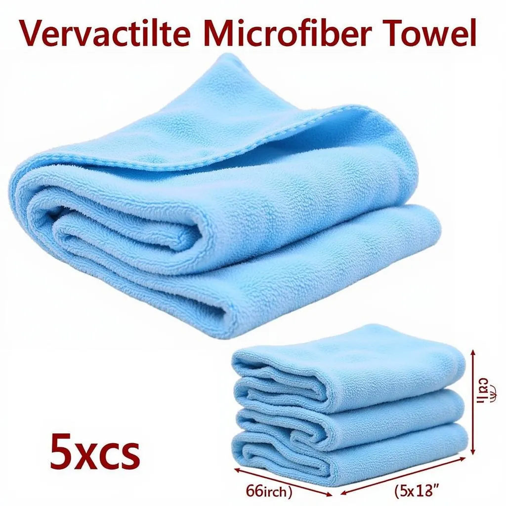 Serviettes en microfibre tout usage pour lavage de voiture