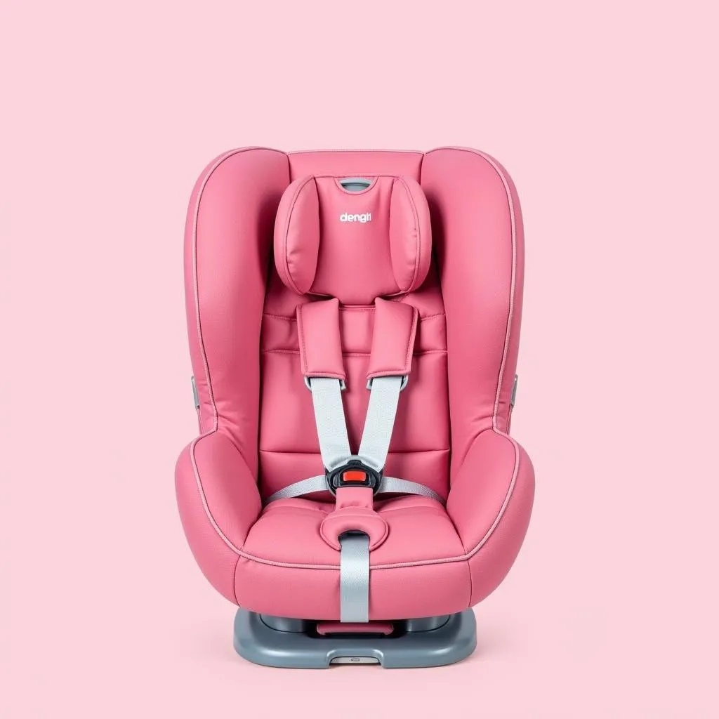 Siège auto rose pour bébé confortable et sécurisé