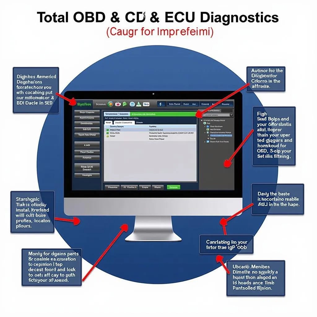 Interface utilisateur de Total OBD &amp; ECU Auto Diagnostics Full 