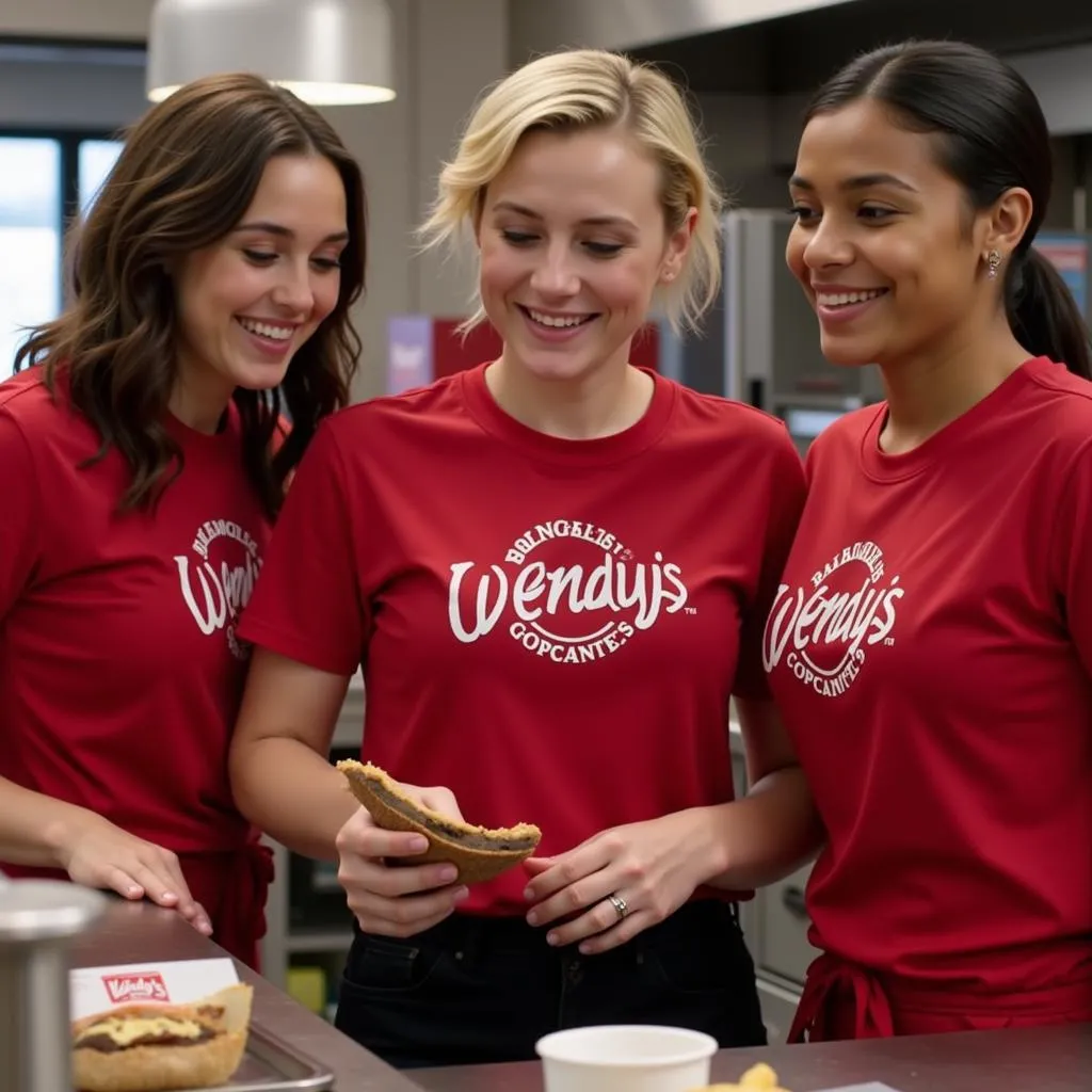 Travail d'équipe chez Wendy's