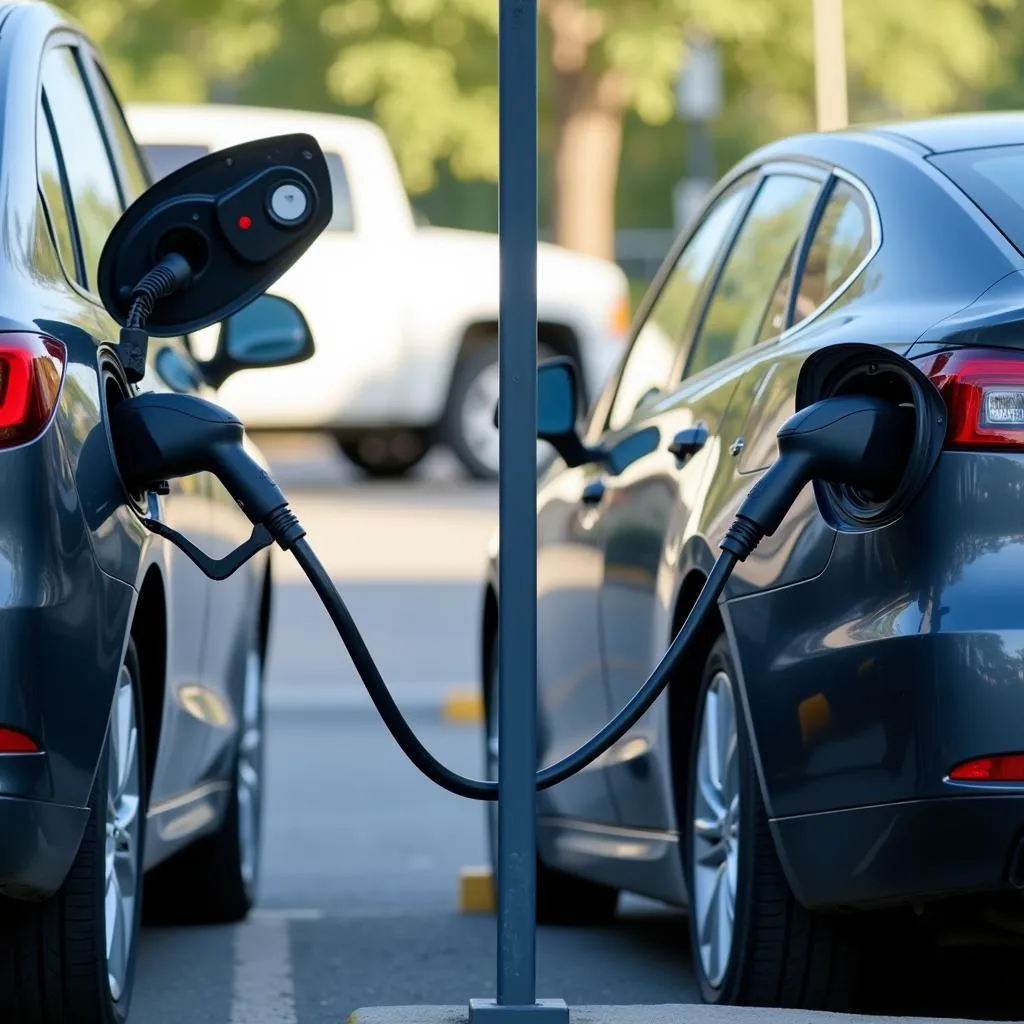 Comparaison Véhicules Électriques et Essence