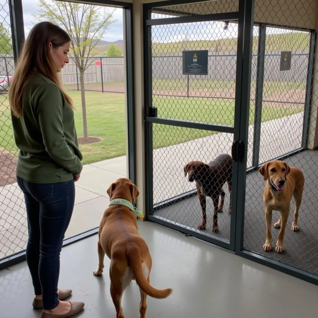 Vérifier les installations d'une garderie canine