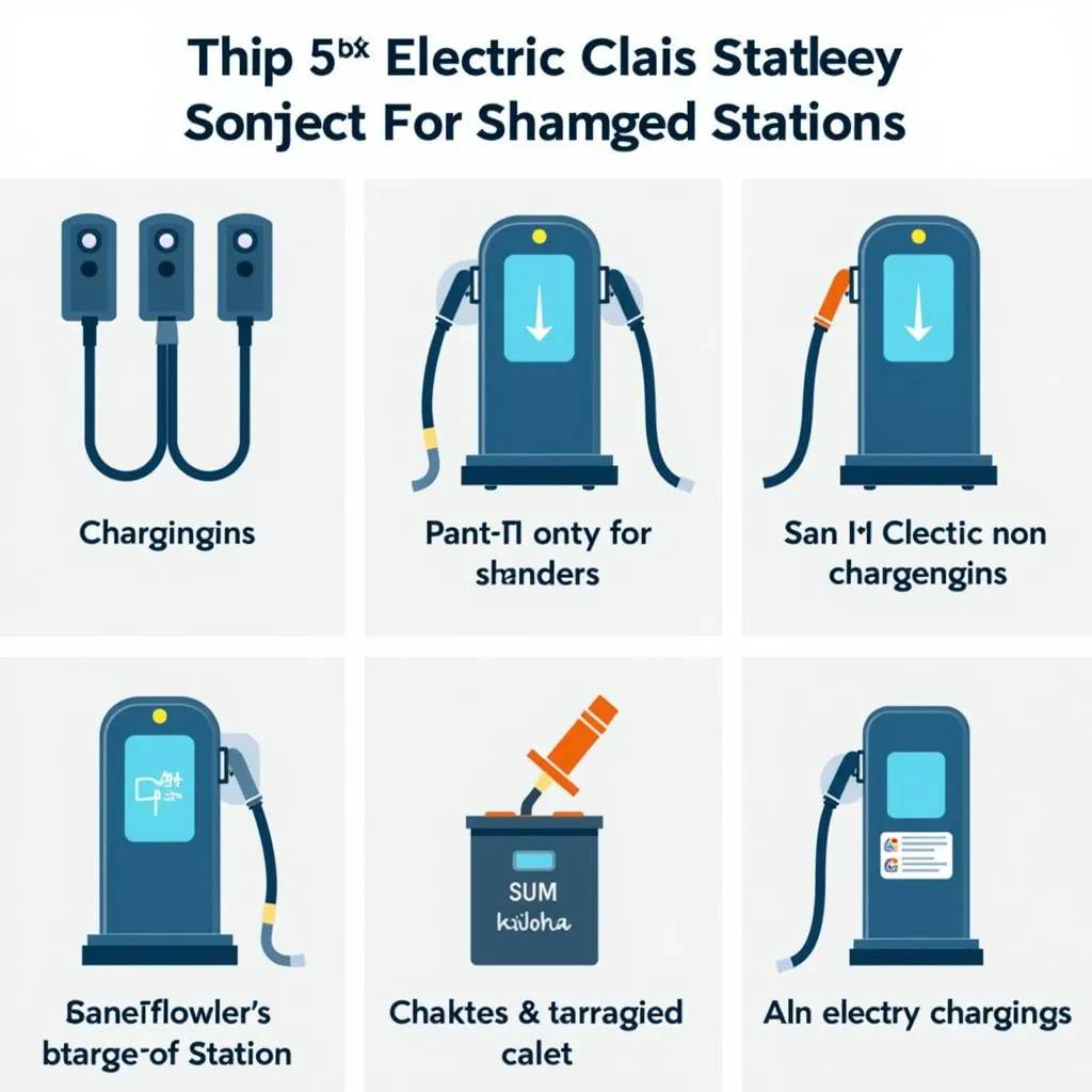 Stations de recharge pour voitures électriques