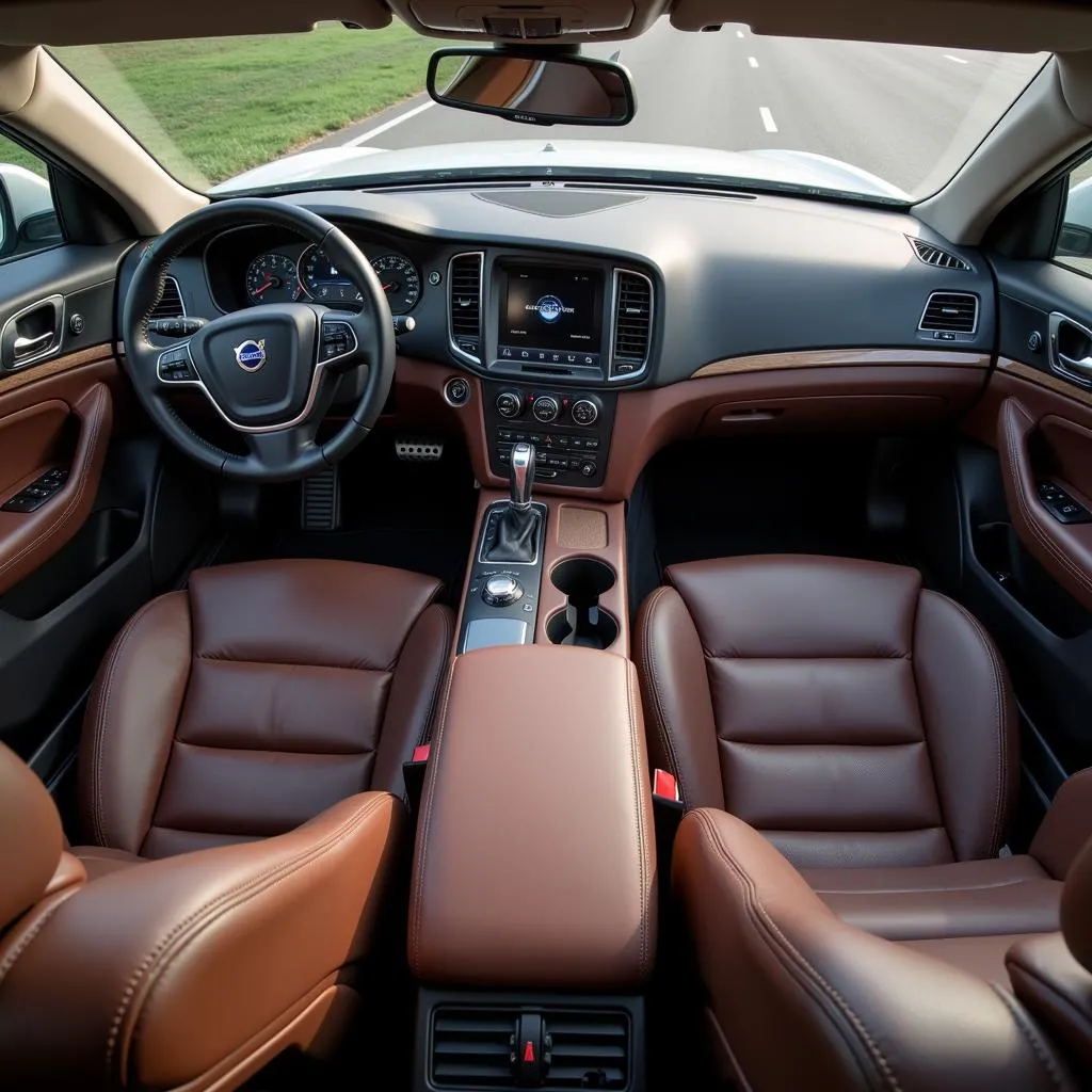 Intérieur du Volvo S80 2.5T