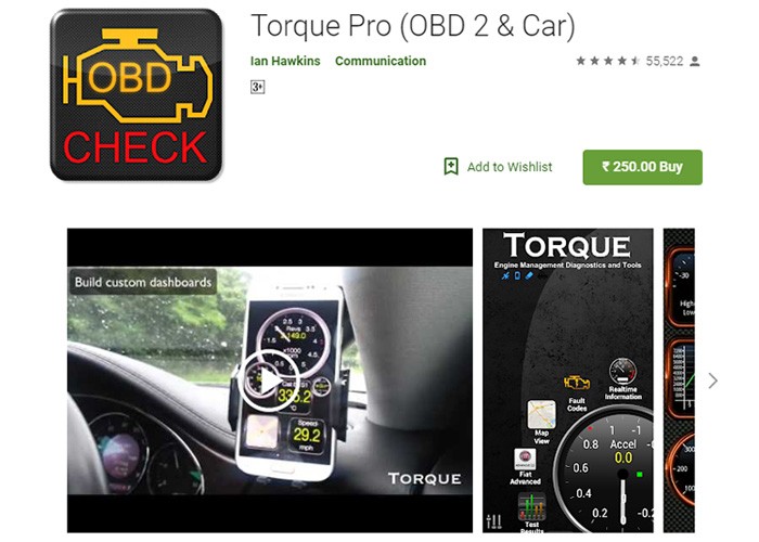 Torque Pro Dashboard Customizable and Real-Time Data Display