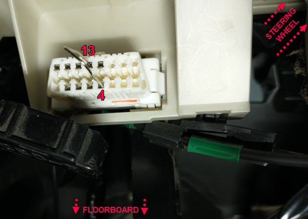 OBD Jumper Wire Connection