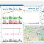 OBD2 data decoded visual plot asammdf CAN bus DBC file